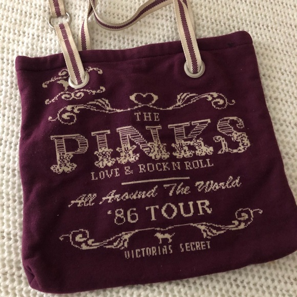 PINK old school Tote - Picture 1 of 3